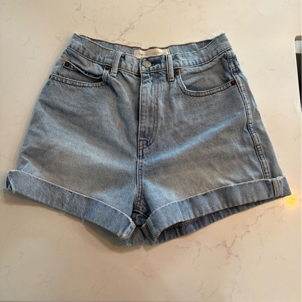 Vintage GAP Light Blue Jean Shorts for Women